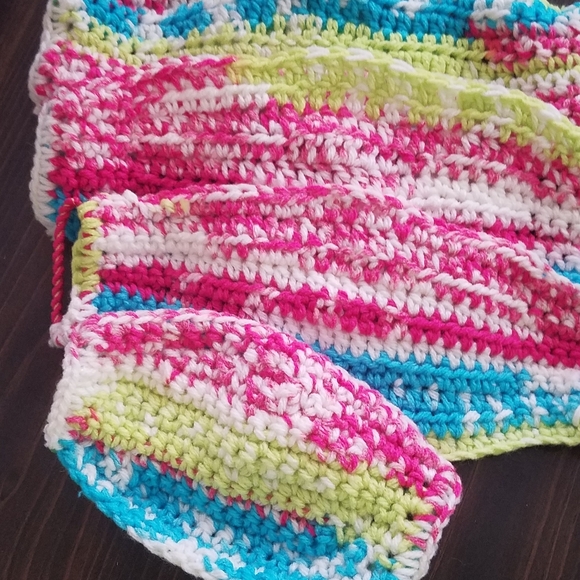 Hand crocheted face masks w/removable flannel lini - Picture 11 of 16